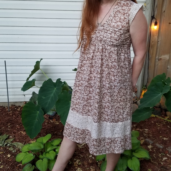 Vintage 70's Cotton Sundress - Picture 4 of 4